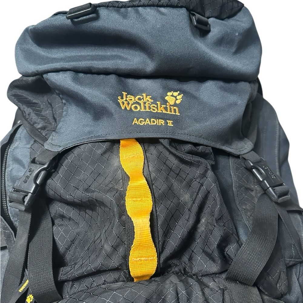 Jack Wolfskin Agadir II 65L Backpack Pack — VTG Rare Trekking Hiking Expedition - Picture 3 of 8